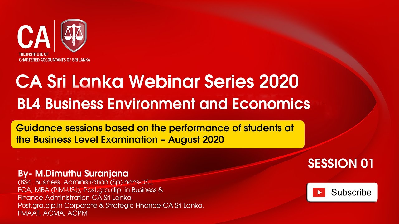 BL4  Business Environment (Part 1) / 24 Nov 2020 Guidance sessions 1