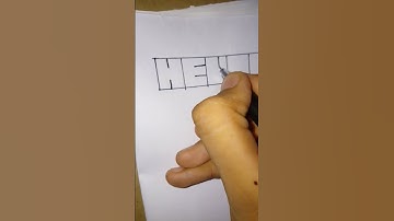 Writing hello in box letter||Comment below your name to do yours 🙂🙂