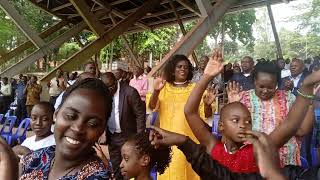 January 2024 Mass at Uganda Martyrs Shrine Namugongo Pavilion A (Thanksgiving)