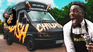 Giving Away FREE Ice Cream From A Custom CHILDISH Ice Cream Van!