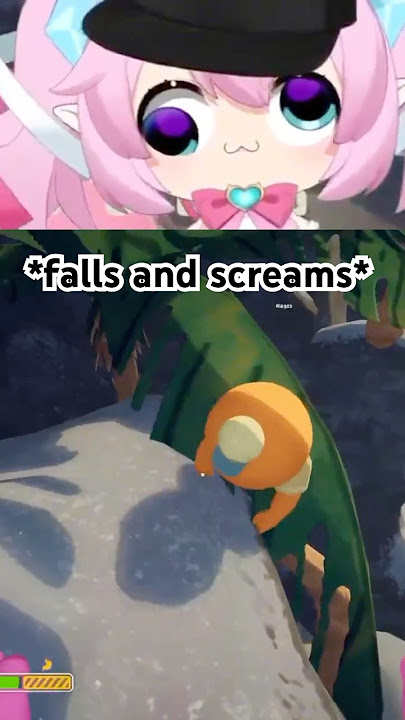 Chibi's screams are REAL in PEAK! ππ #shorts #chibidoki #vtuber