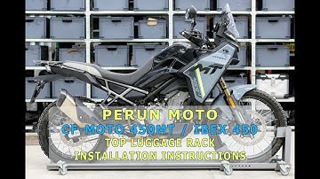 CF-MOTO 450MT / IBEX 450 Top luggage rack Installation Instructions