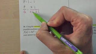 Rational Root Theorem 1