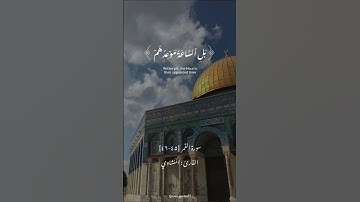 آيات بينات من سورة القمر القارئ :المنشاوي.