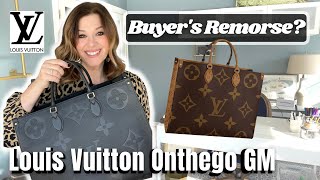 Why I Exchanged my Louis Vuitton Onthego GM Reverse Monogram for Empreinte Leather What's in my Bag?