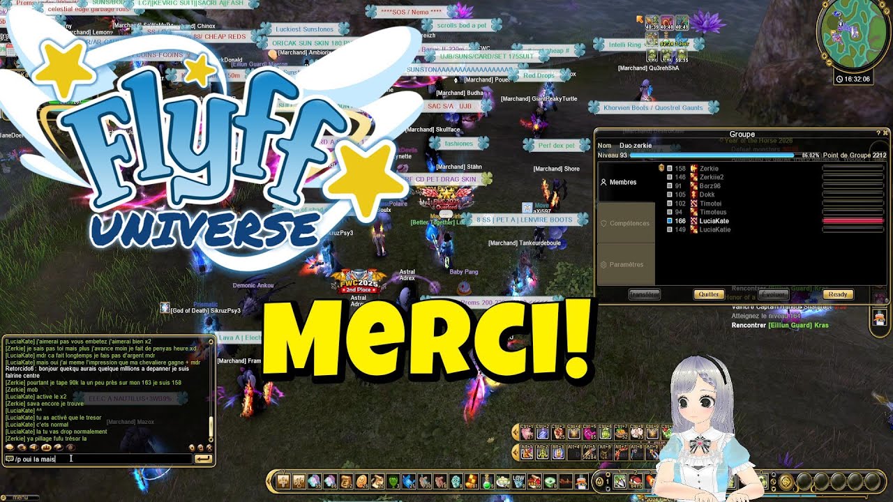 [FLYFF UNIVERSE] Let's play [RANGER] Un grand Merci!!!!!!!!!!!!#41 ...