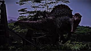 JP3 Spinosaurus 4K Clips · Used For Editing + Dark CC Included