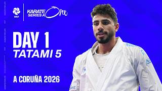 LIVE 🔴 Karate One Series A Coruña 2026 | Day 1 – Tatami 5