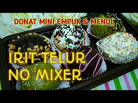  DONAT  Mini Empuk dan Menul resep  donat  Original  by 