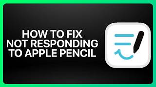 How To Fix Goodnotes Not Responding to Apple Pencil Input! Tutorial