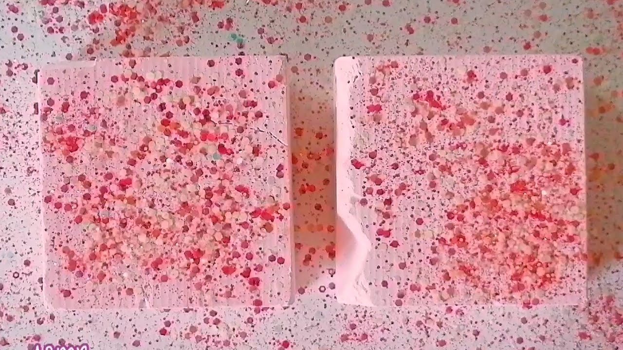 "BABY PINK" DYED GYM CHALK | Topped With Glitter | Powder Play # ...