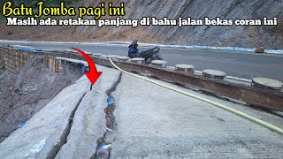 Download Lagu Batu Jomba Pagi Ini‼️Masih ada retakan mengerikan di bahu jalan ini MP3