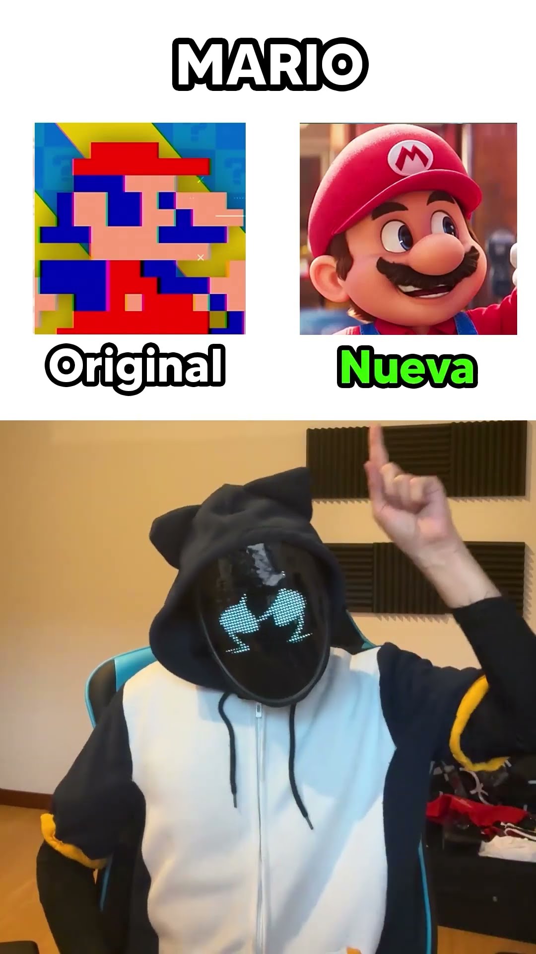 PERSONAJES NUEVOS VS ORIGINALES