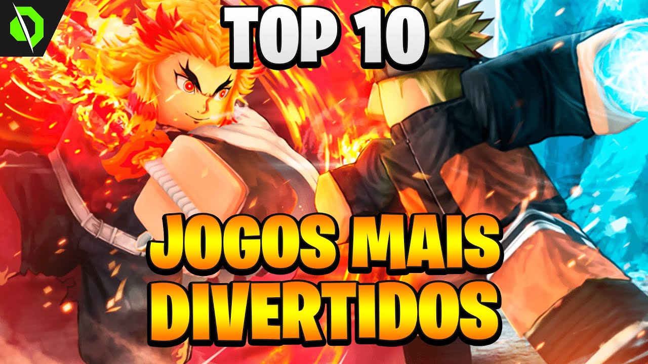 TOP 10 JOGOS ROBLOX* OS JOGOS MAIS DIVERTIDOS do ROBLOX. JOGOS