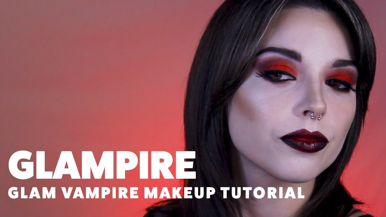 Easy Glam Vampire Halloween Makeup Tutorial YouTube