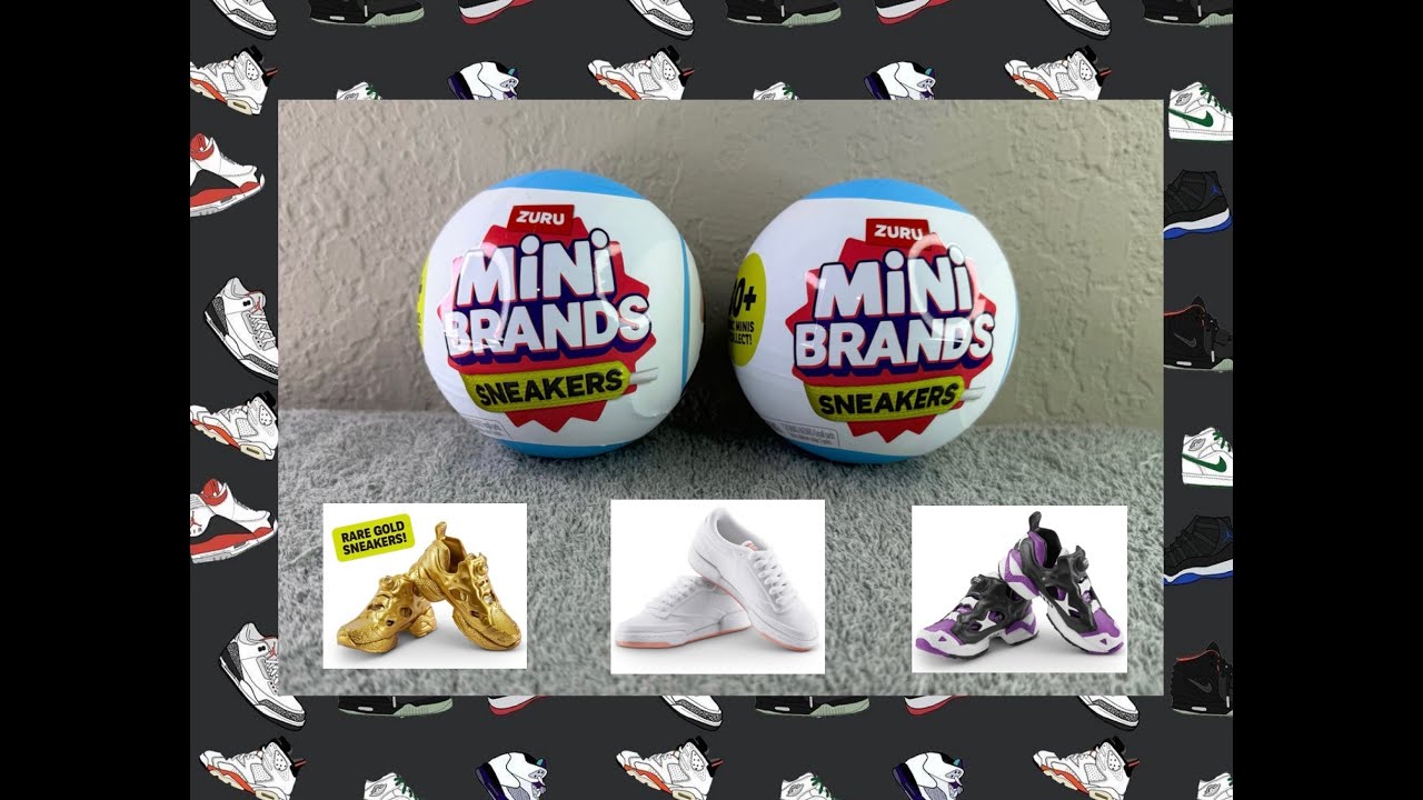 NEW!!😱Mini Brands SNEAKERS!!🧡 ASMR Toy Unboxing