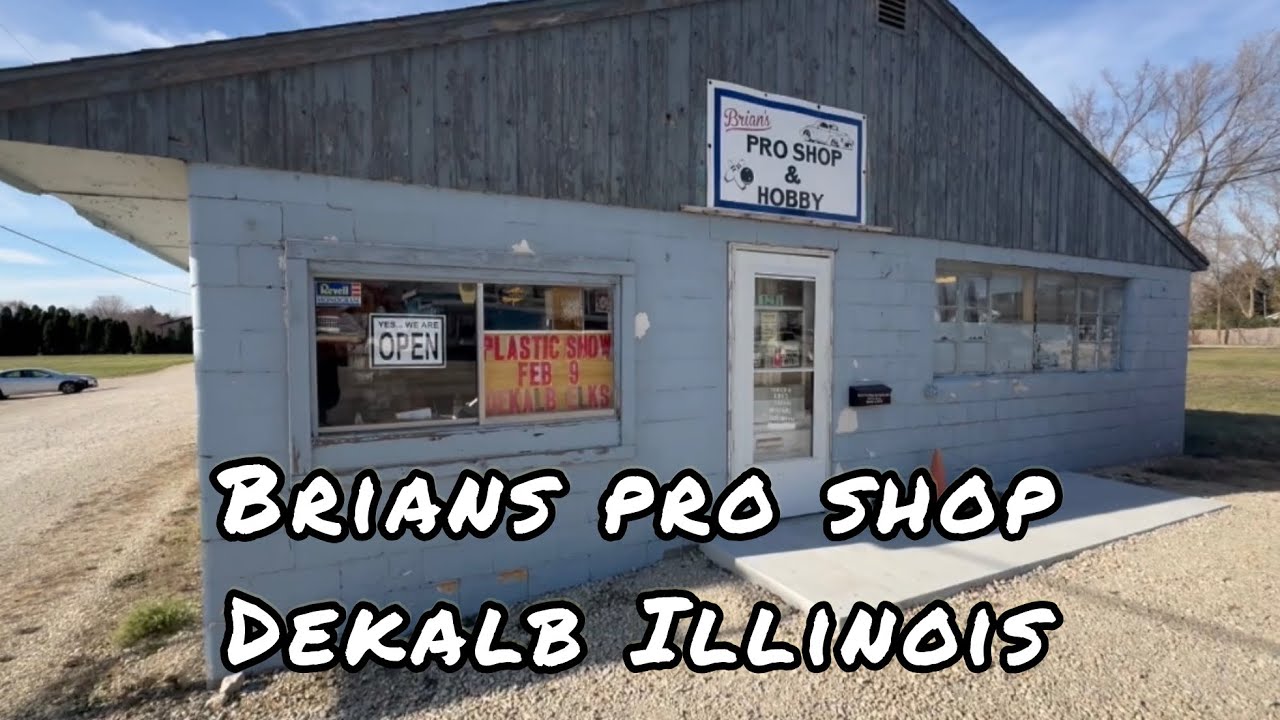 My favorite scale model car store Brian's Pro Shop in Dekalb IL ep#74