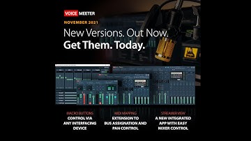 VB Audio updates Voicemeeter Standard, Banana and Potato