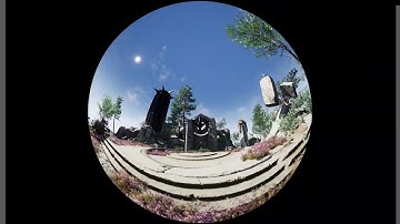 SharpBall — result 180 Dome Render in UE4