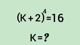 Solve for K in this Nice Exponential Equation | Germany | Math Olympiad Mathematics 