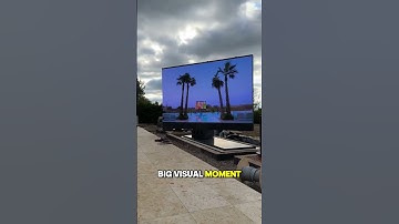 A screen that folds away like a sculptural piece brings a smooth kind of elegance into any space,