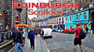 Edinburgh, Scotland Walking Tour 4K 60FPS HDR