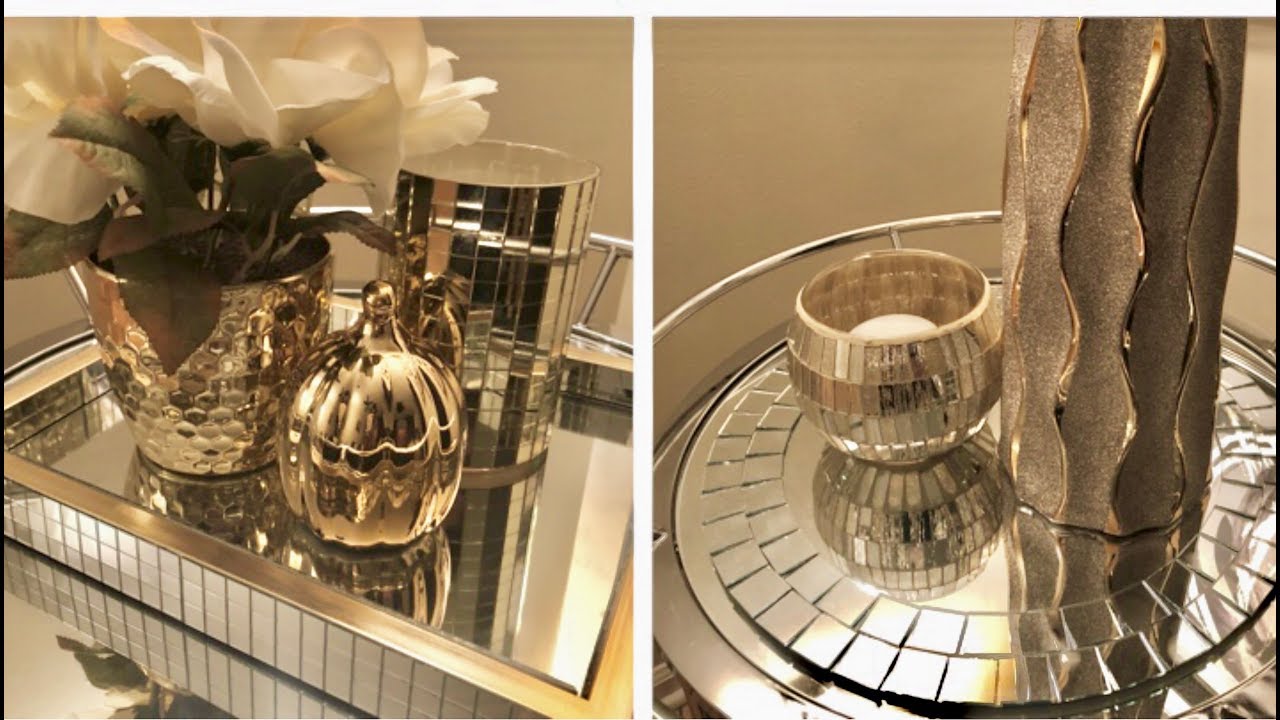 Dollar Tree DIY Mirrored Trays YouTube