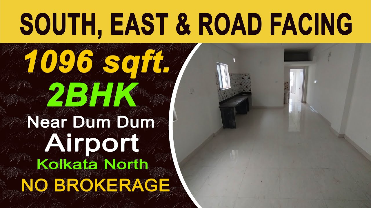 2BHK 1096sqft New Flat Near Dum Dum Airport Only 42.74 Lacs Kolkata