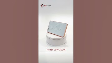 Công Tắc Thông Minh WiFi EITsmart, F-Glass Series, 3 Nút. Model: ESW1203W