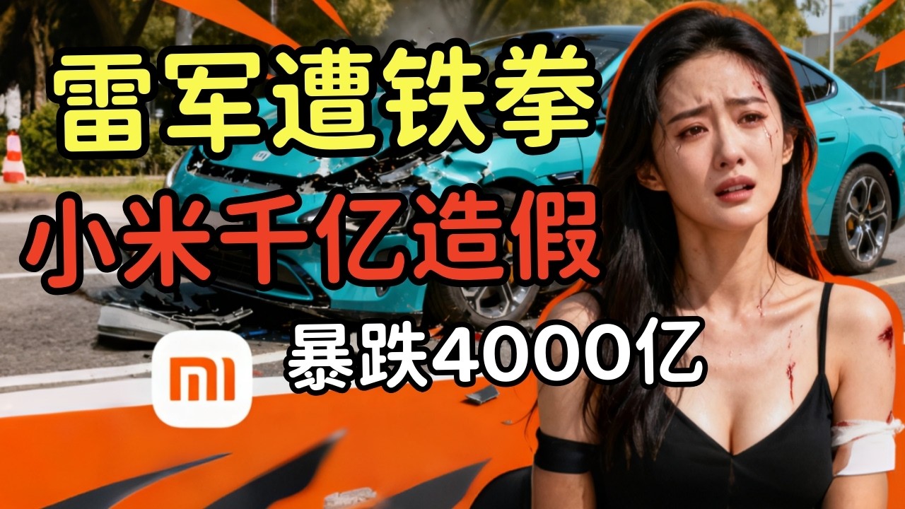 雷军神话崩塌？小米汽车三分钟20万大定竟然是假的！小米汽车成了二手车贬值之王！#小米汽车#雷军