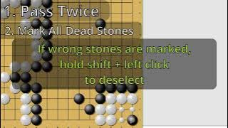 Tutorial: How to score the game using AGA Rules