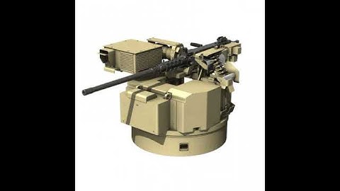 Remote weapon station (RWS) - Browning M2 3D model from CGTrader.com