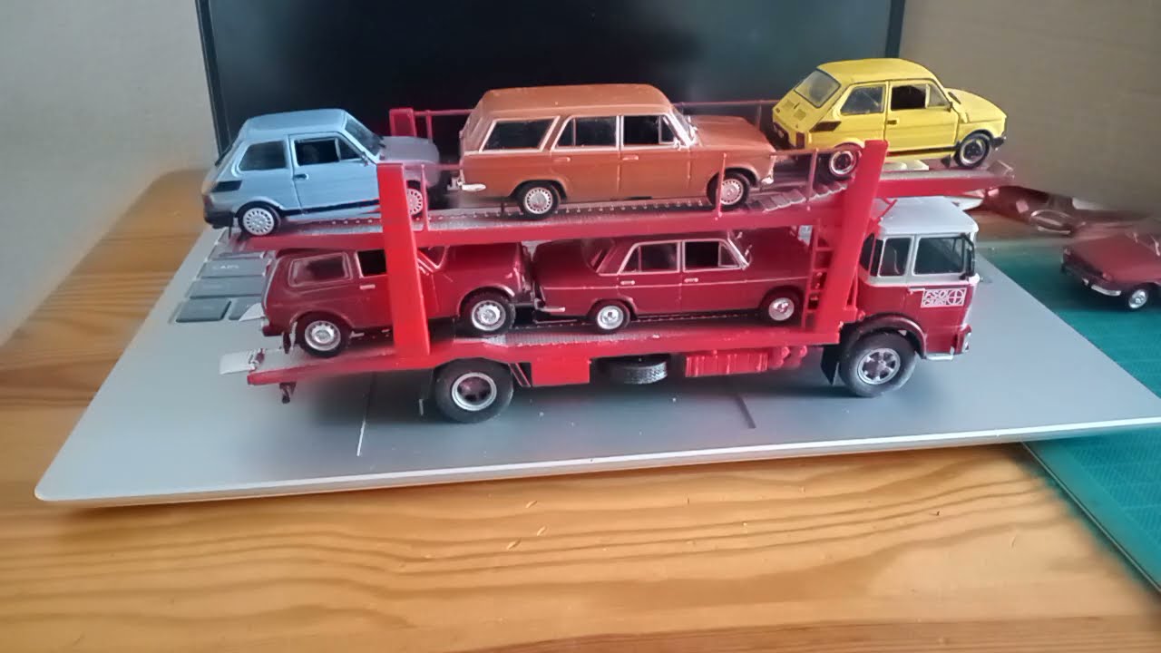 Fiat 684N łączy Kultowe ciężarówki z epoki PRL i Kultowe auta PRL - modele w skali 