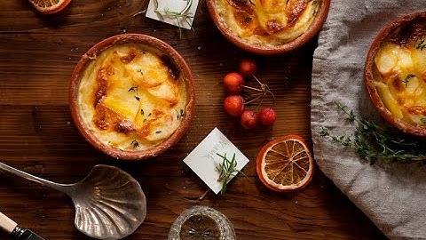 CELERIAC AND POTATO GRATIN
