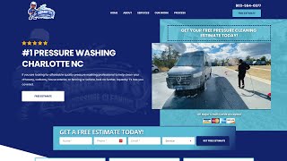 New Pressure Washing Website for Squeaky Ts Charlotte NC