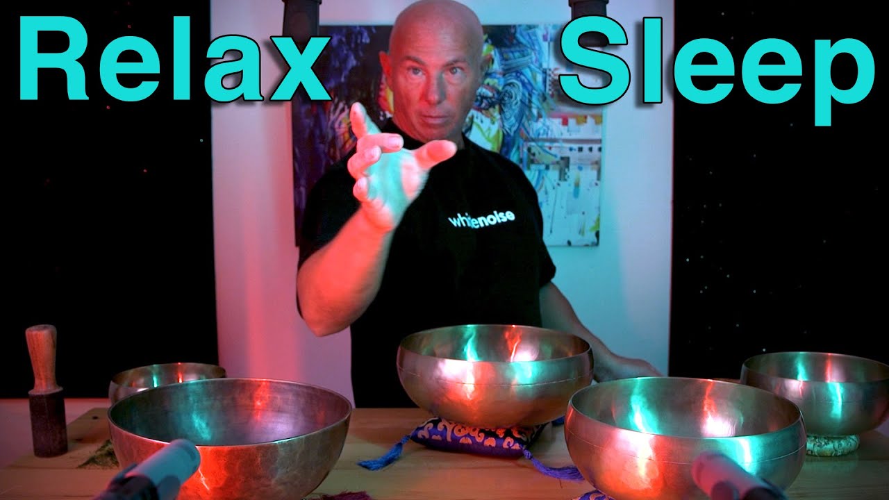 Qi Gong Meditation to Unburden Yourself & Help with Sleep ASMR using Tibetan Singing Bowls