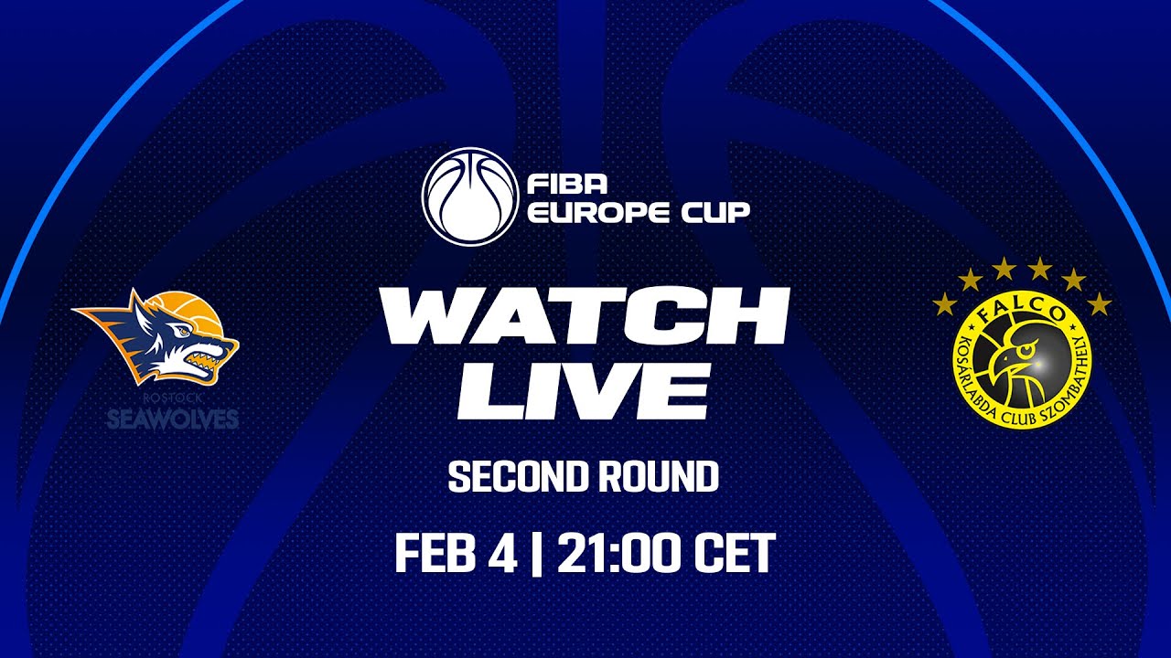 LIVE - Rostock Seawolves v Falco Vulcano Energia KC Szombathely | FIBA Europe Cup 2025-26