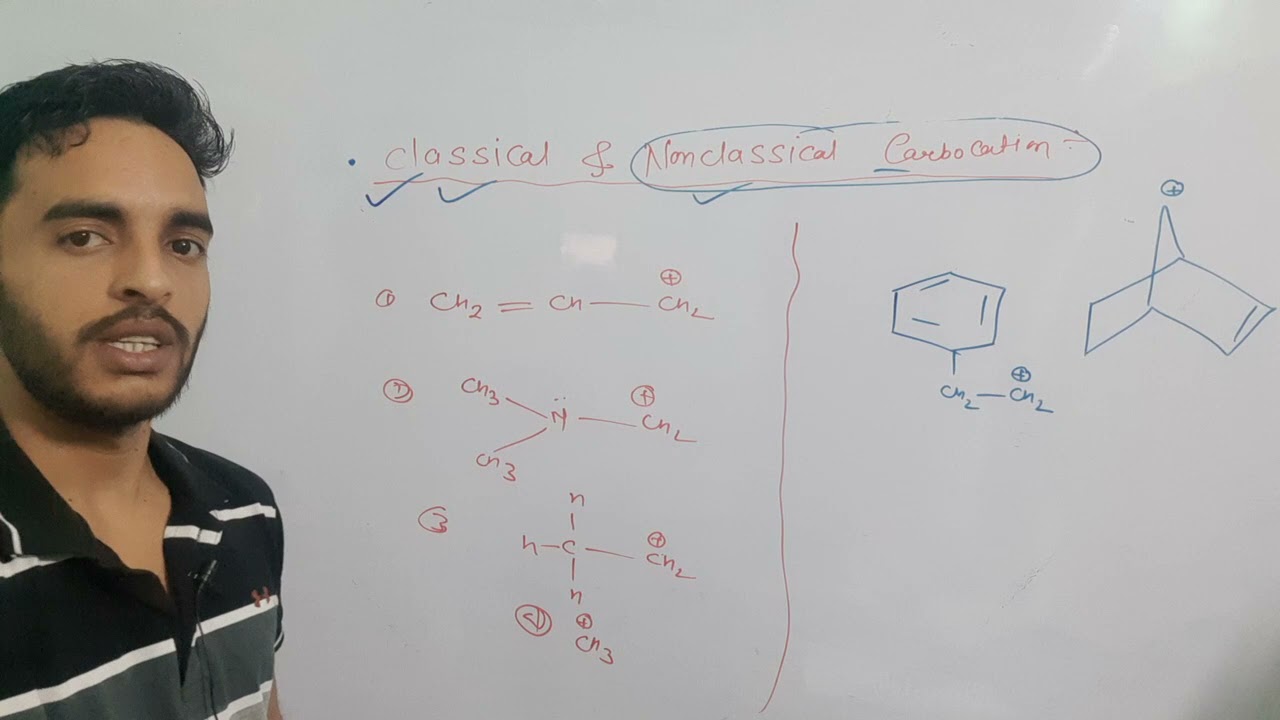 classical and nonclassical carbocation {L~2}