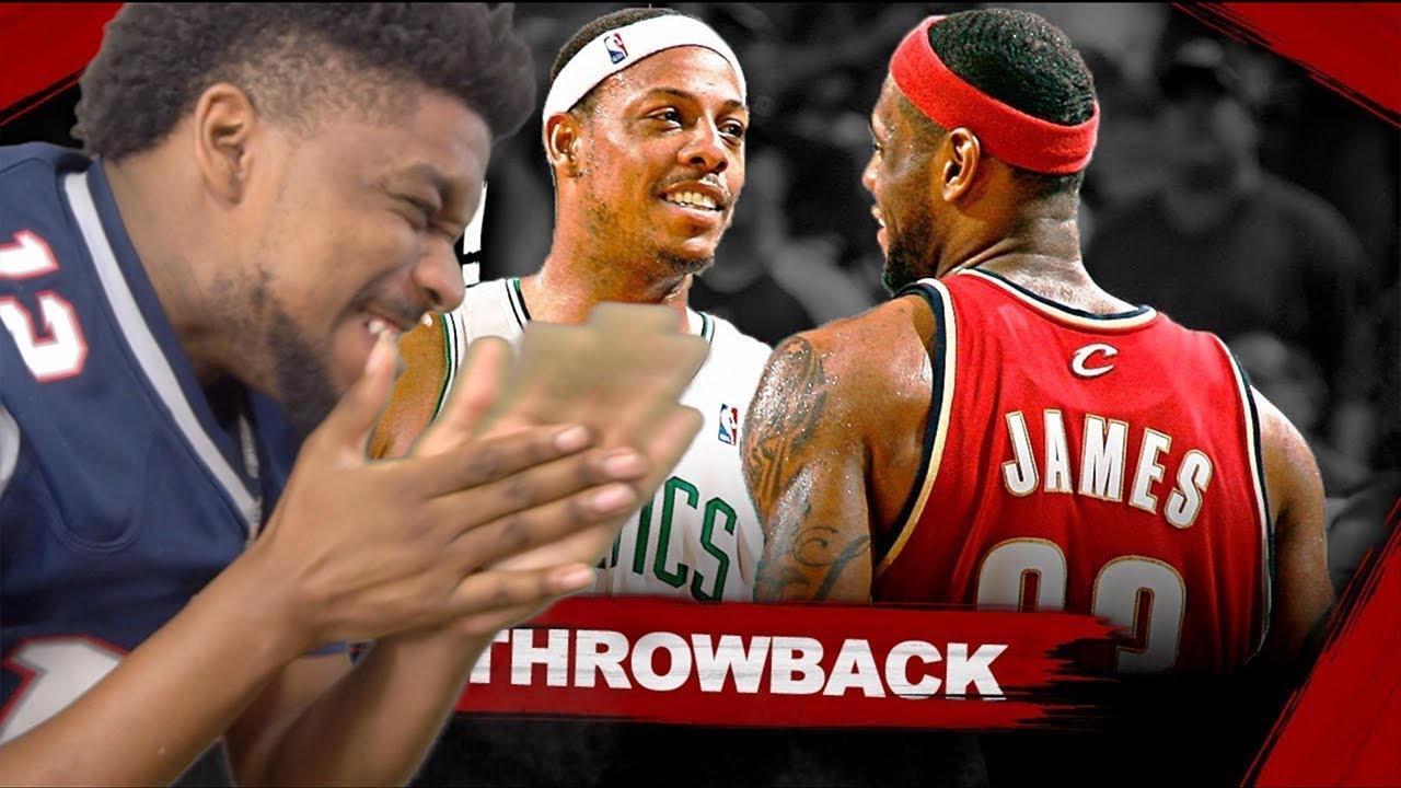 Throwback LeBron James vs Paul Pierce EPIC Game 7 DUEL Highlights