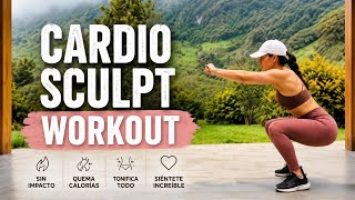 Cardio Sculpt Workout 🔥 Tone, Sweat & Burn Full Body (No Jumping)