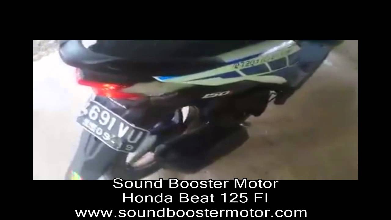 Sound Booster Motor Honda Beat 125 FI SBMV1 YouTube