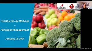 Healthy for Life Webinar-  Participant Engagement