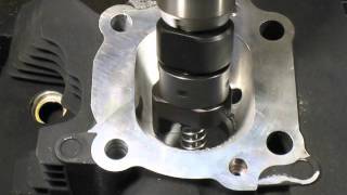 Sunnen VGS 20 cutting a Harley intake valve seat