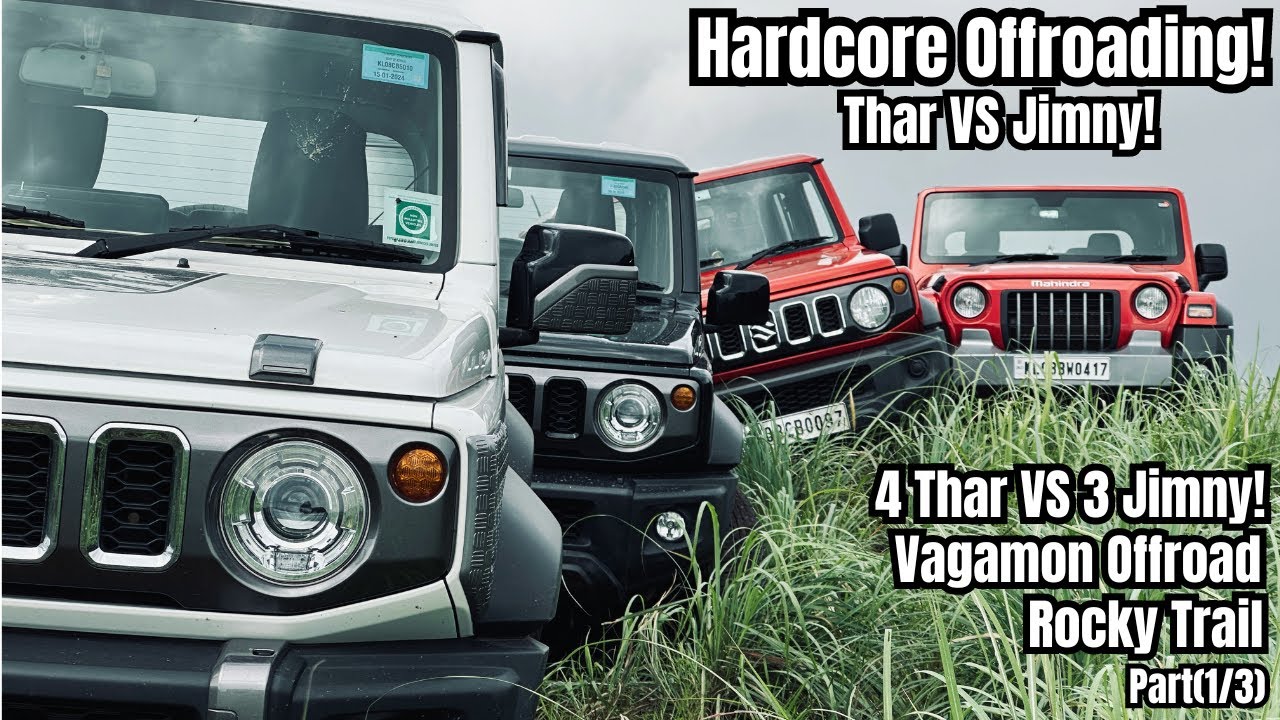 JIMNY VS THAR HARDCORE OFF-ROADING. STOCK & MODIFIED. VAGAMON OFF-ROAD TRAIL IN KL . DRONE CAM (1/3)