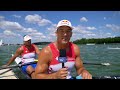 2022 World Rowing Cup II - Valent Sinkovic's reaction