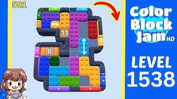 Color Block Jam Level 581 (1538) Solution Walkthrough