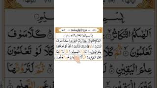 Learn Quran With Tajweed  Surah Al Takasur