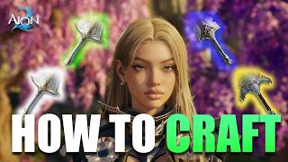 How to Craft in Aion 2... screenshot 1