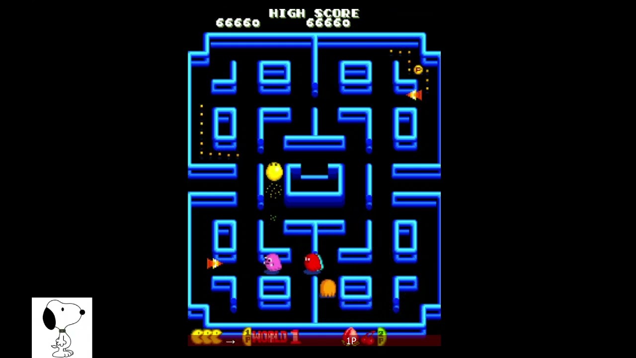 MAME - Pac-Man Arrangement - 258,290
