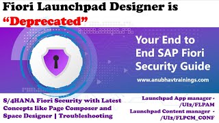 SAP Fiori Security Training | Fiori Technical Catalog maintenance | Launchpad Application Manager screenshot 5